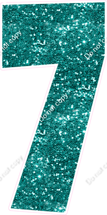 LG 47" Individuals - Sparkle Teal 7
