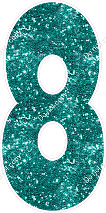 LG 47" Individuals - Sparkle Teal 8