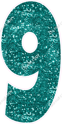LG 47" Individuals - Sparkle Teal 9