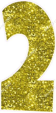 LG 47" Individuals - Sparkle Yellow 2