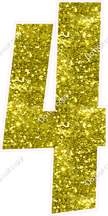LG 47" Individuals - Sparkle Yellow 4