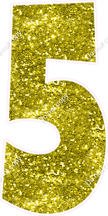 LG 47" Individuals - Sparkle Yellow 5