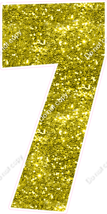 LG 47" Individuals - Sparkle Yellow 7