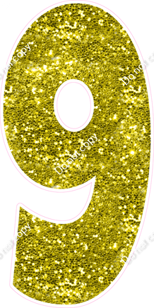 LG 47" Individuals - Sparkle Yellow 9