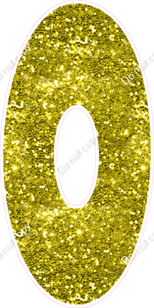 LG 47" Individuals - Sparkle Yellow