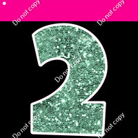 Sparkle - 30" LG 13 pc 0-9 Number Sets