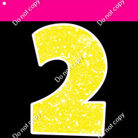 Sparkle - 30" LG 13 pc 0-9 Number Sets
