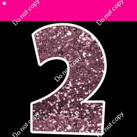 Sparkle - 30" LG 13 pc 0-9 Number Sets