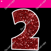 Sparkle - 30" LG 13 pc 0-9 Number Sets