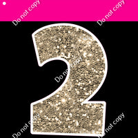 Sparkle - 30" LG 13 pc 0-9 Number Sets