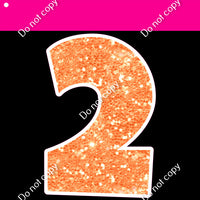 Sparkle - 30" LG 13 pc 0-9 Number Sets