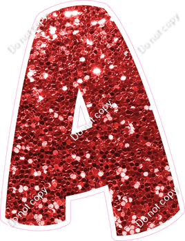 TBB 23.5" Individuals - Red Sparkle
