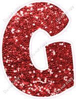 TBB 12" Individuals - Red Sparkle