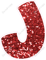 TBB 12" Individuals - Red Sparkle
