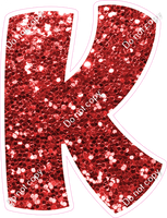 TBB 12" Individuals - Red Sparkle
