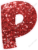 TBB 12" Individuals - Red Sparkle