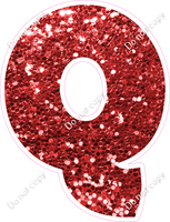 TBB 12" Individuals - Red Sparkle