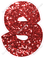 TBB 23.5" Individuals - Red Sparkle