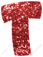 TBB 12" Individuals - Red Sparkle