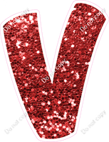 TBB 12" Individuals - Red Sparkle