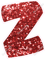 TBB 12" Individuals - Red Sparkle