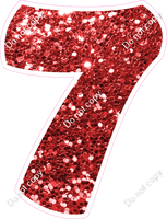 TBB 23.5" Individuals - Red Sparkle
