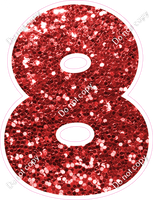TBB 23.5" Individuals - Red Sparkle