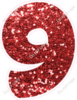 TBB 12" Individuals - Red Sparkle