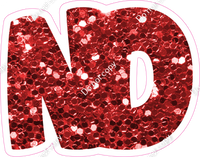 TBB 23.5" Individuals - Red Sparkle