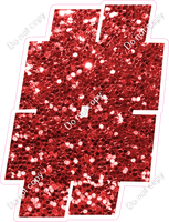 TBB 12" Individuals - Red Sparkle