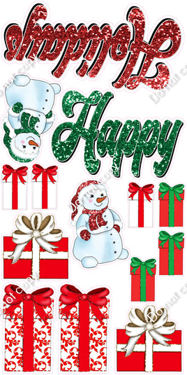 13 pc Christmas Theme0107