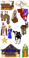 12 Nativity Scene Themes XL