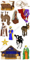 12 Nativity Scene Themes XL
