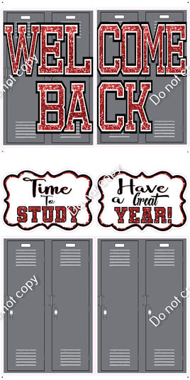 6 pc Back to School Theme w/ Variants