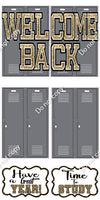 6 pc Back to School Theme w/ Variants