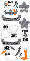 12 pc Welcome Baby Theme w/ Variants