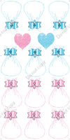 14 pc Stork Baby Blankets Sets
