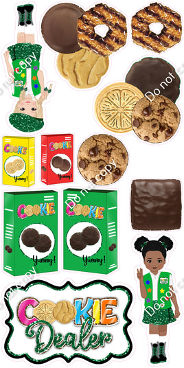 12 pc Cookie Theme0636