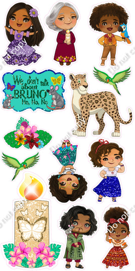 13 pc Cartoon Theme0643