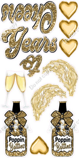 12 pc Cheers to Years Theme0663