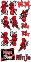 16 pc Ninja Theme