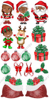 16 pc Christmas Character Sets