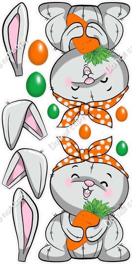 12 pc Easter Bunny Theme0880