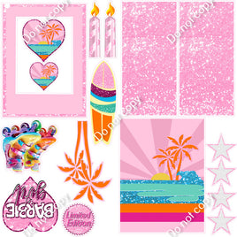 Barbie Box - Baby Pink - Malibu Theme0939
