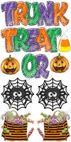 10 pc Double Line Diamond 18" Trunk or Treat Set or Singles