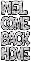4 pc BB - Sparkle Light Silver with Outlines EZ Welcome Back Home
