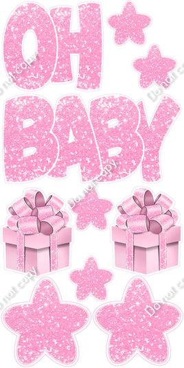 10 pc Baby Pink Sparkle - Oh Baby Set