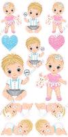 12 pc Light Skin Tone - Baby Sets