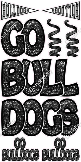 9 pc Go Bulldogs EZ Set