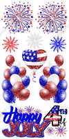 9 pc BB - Happy 4th of July Set w/ Variants